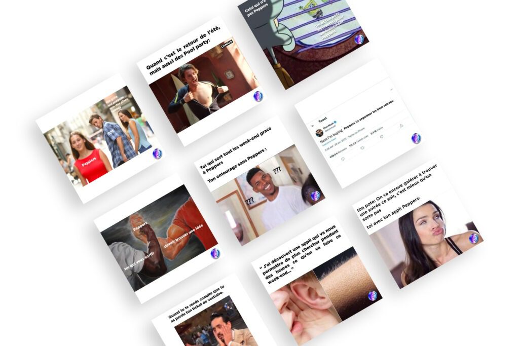 instagram application événementiel